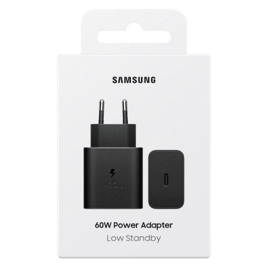 Chargeur Samsung EP-T6010NBEGWW 60W USB-C Noir Charge Rapide Universelle