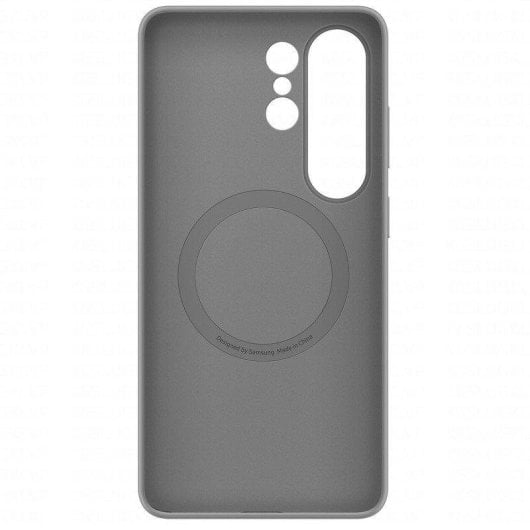 Coque pour mobile Samsung Silicone Magnétique Gris Protection Antichoc pour Galaxy S26 Ultra