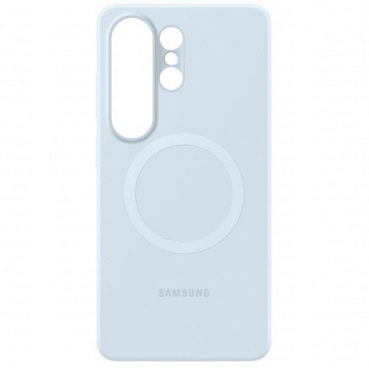 Custodia per smartphone Samsung EF-ES948CLEGWW Magnetica Silicone Celeste Antimpronta per Galaxy S26 Ultra