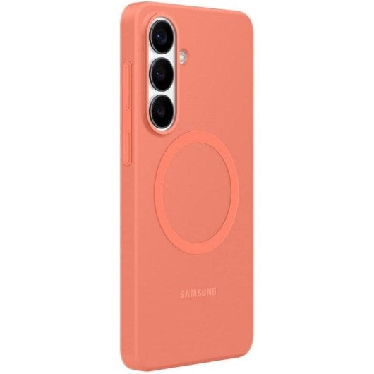 Funda para móvel Samsung EF-ES947COEGWW Magnética Silicona Coral Compatível MagSafe para Galaxy S26 Plus