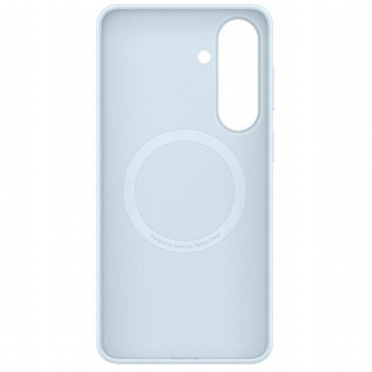 Custodia per smartphone Samsung EF-ES947CLEGWW Magnetica Silicone Celeste MagSafe per Galaxy S26 Plus