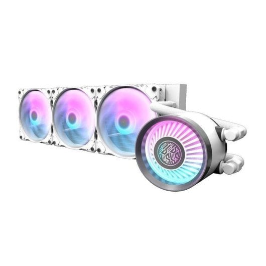 Refrigeración Líquida darkFlash DN360 White 360mm 3 Ventiladores ARGB Bomba Ajustable