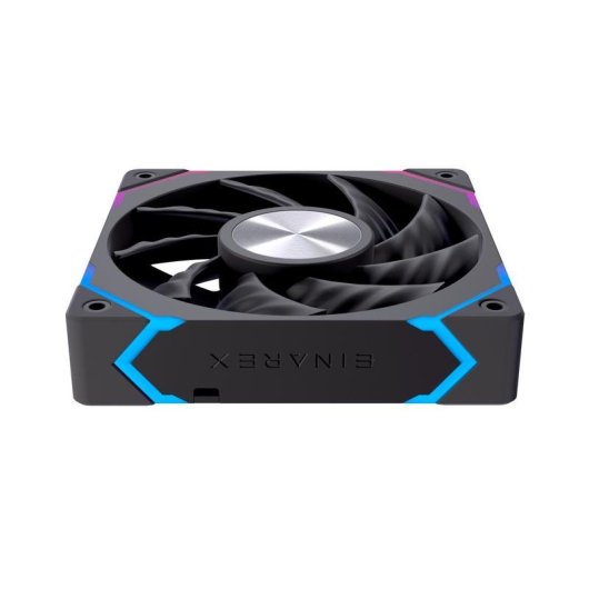 Ventilador suplementario Einarex EX12C 120mm 1600RPM ARGB PWM schwarz