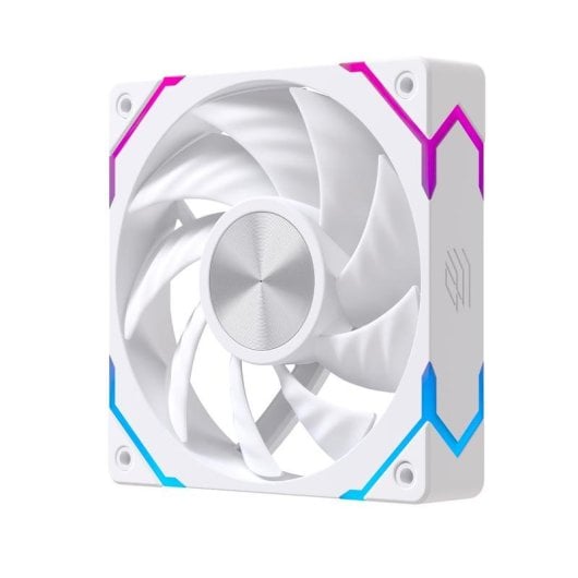 Zusatzlüfter Einarex EX12C 120mm 1600RPM PWM ARGB Weiß mit Hydrauliklager