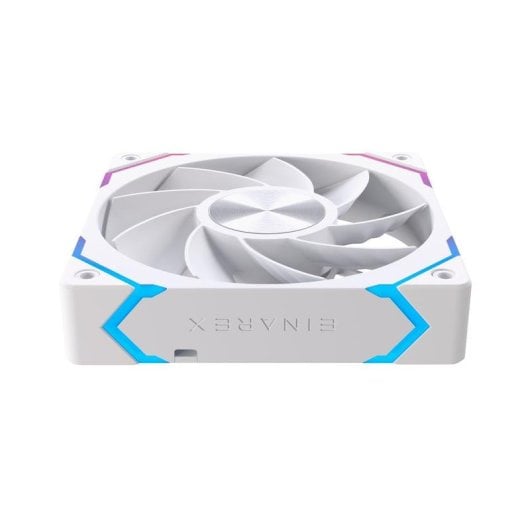 Ventilador suplementario Einarex EX12Ci 120mm 1600RPM PWM ARGB invertido blanco