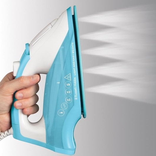 Bügeleisen Russell Hobbs 26482-56 Keramiksohle 2400W 115g/min Blau Weiß