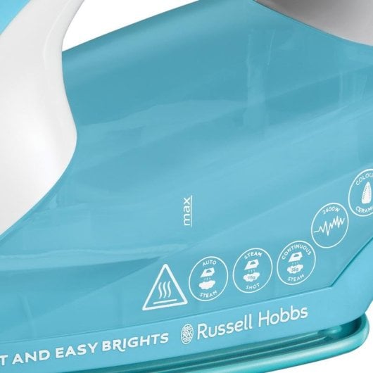 Bügeleisen Russell Hobbs 26482-56 Keramiksohle 2400W 115g/min Blau Weiß
