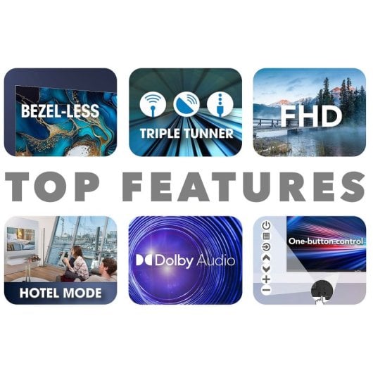 TV Smart Tech LED 40FN01K 40" Full HD 60Hz MEMC Dolby Digital Plus