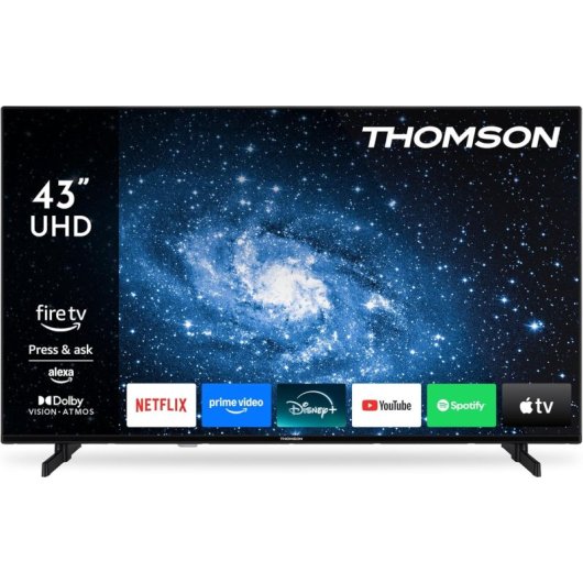 TV Thomson LED 43UF4S35 43" 4K UltraHD 60Hz Smart TV Fire TV Dolby Vision Dolby Atmos