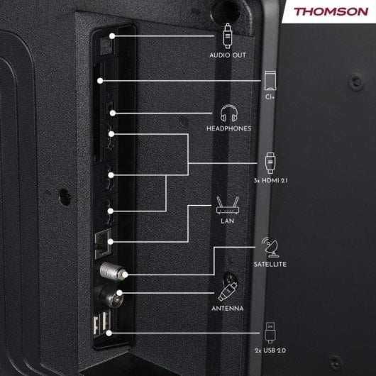 TV Thomson LED 43UF4S35 43" 4K UltraHD 60Hz Smart TV Fire TV Dolby Vision Dolby Atmos