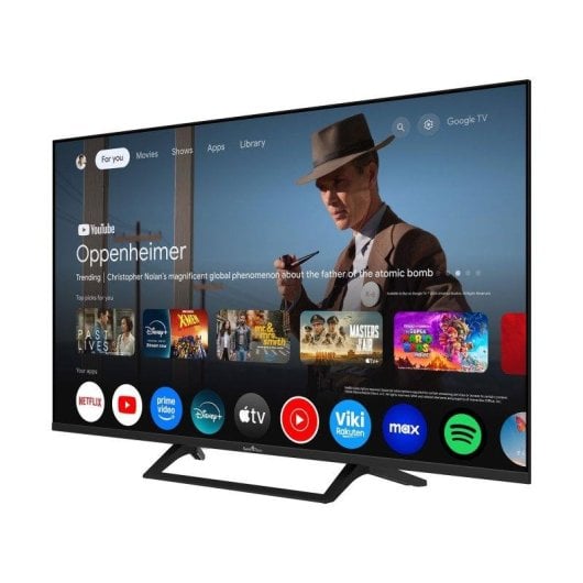 TV Smart Tech QLED 43QG06V 43" 4K UltraHD 60Hz Smart TV Google TV HDR10 Dolby Digital Plus