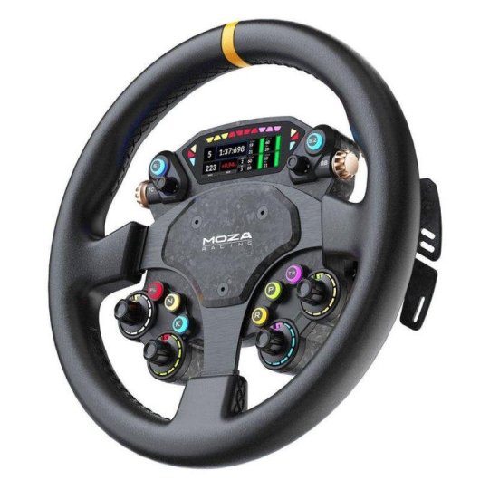 Volante Moza CS PRO 325 mm Carbono Ecrã 2.99'' RGB PC Universal
