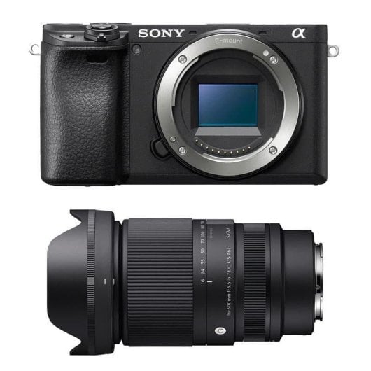 Cámara Mirrorless Sony Alpha A6400 24.2MP 16-300mm f/3.5-6.7 DC 4K UHD WiFi