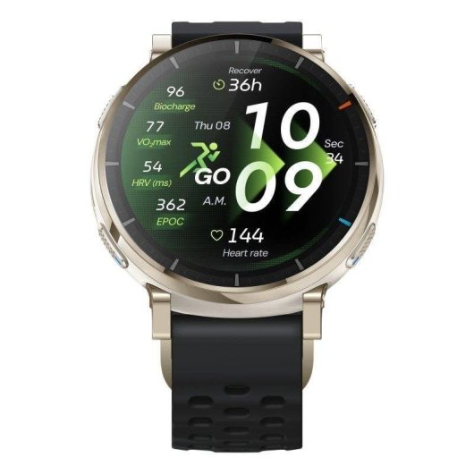 Amazfit Active 3 Premium Bluetooth GPS NFC 45mm AMOLED Preto Resistente 5ATM