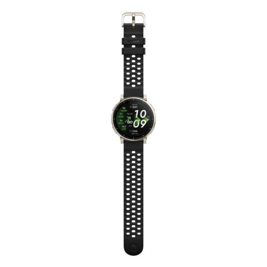 Amazfit Active 3 Premium Bluetooth GPS NFC 45mm AMOLED Oro Correa Nera M Resistenza Acqua 5ATM SpO2