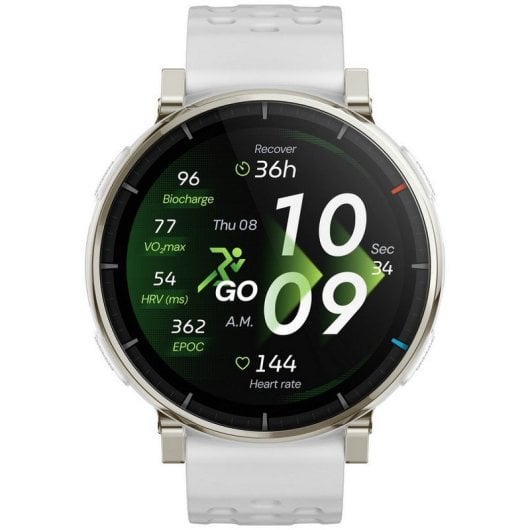 Amazfit Active 3 Premium Bluetooth GPS NFC 45mm AMOLED Or Blanc M Étanche 5ATM Pulsomètre SpO2