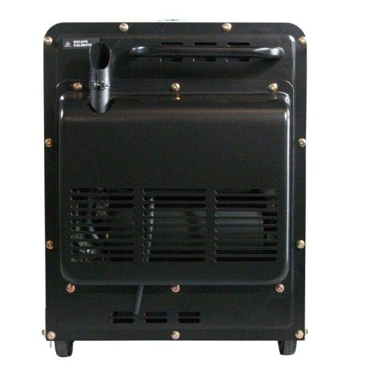 Generador diésel Hyundai DHY6000SE insonorizado 5,3 kW arranque eléctrico