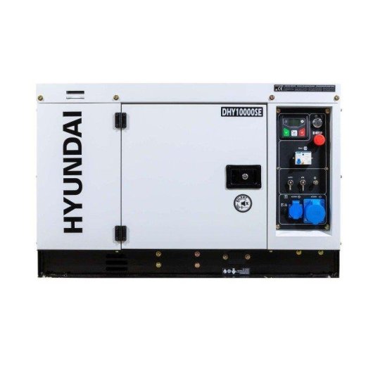Generador diésel Hyundai DHY10000SE 8,5 kW insonorizado arranque eléctrico ATS