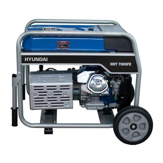 Generador Hyundai HHY7000FEK Gasolina 5,5 kW Arranque Eléctrico y Manual