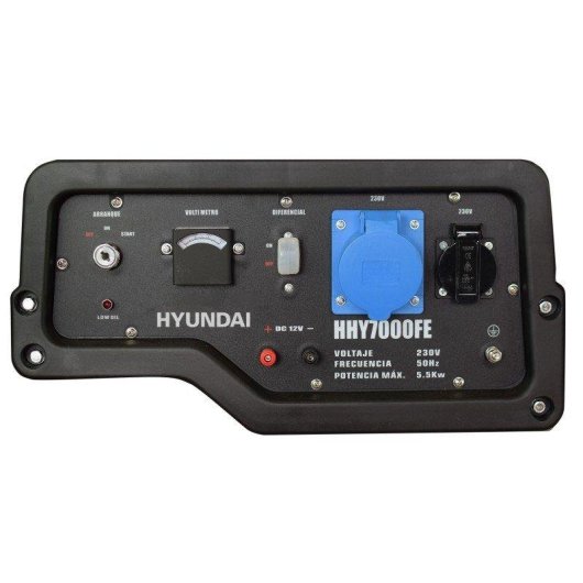 Generador Hyundai HHY7000FEK Gasolina 5,5 kW Arranque Eléctrico y Manual