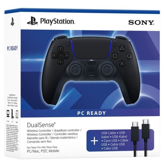 Sony DualSense V3 Midnight Black Wireless-Controller für PS5 + Kabel