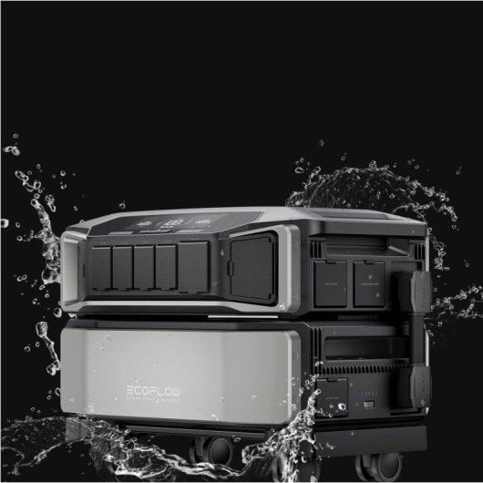 Station d’énergie EcoFlow DELTA Pro Ultra 30 kWh 5 ports AC 4 ports USB Batterie LiFePO4 Écran LCD Contrôle intelligent IP54