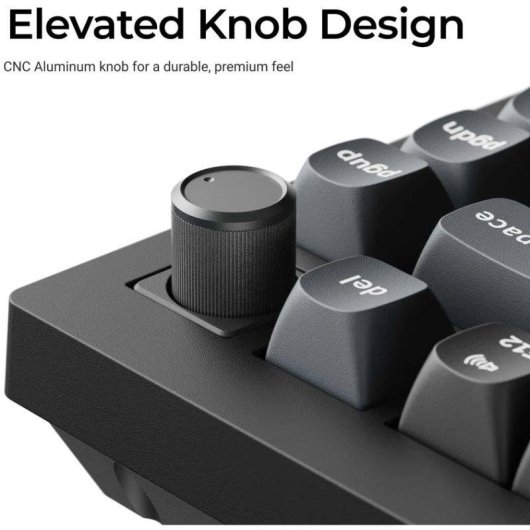 Teclado Keychron V1 Ultra 8K 75% mecánico inalámbrico RGB Hot-Swappable Spanish Layout Bluetooth