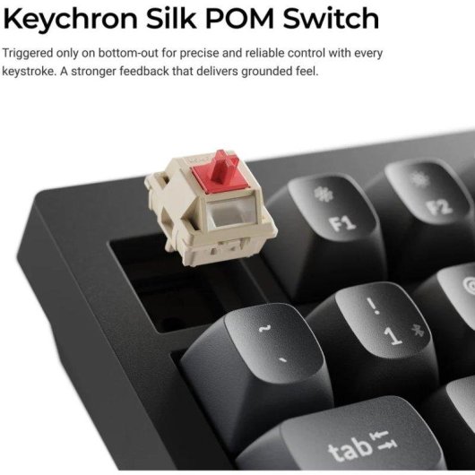 Teclado Keychron V3 Ultra 8K mecánico TKL inalámbrico RGB Hot-Swappable