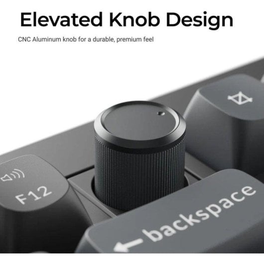 Teclado Keychron V3 Ultra 8K TKL RGB mecánico inalámbrico Hot-Swappable Spanish Layout Keycaps PBT