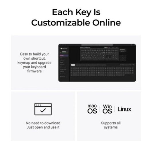 Tastiera Keychron V6 Ultra 8K meccanica wireless full-size RGB layout spagnolo