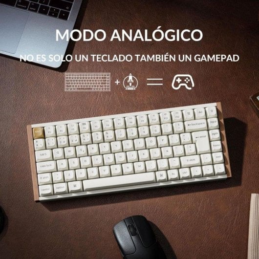 Teclado Keychron K2 HE Hall Effect Magnético 75% ISO-ES inalámbrico retroiluminado
