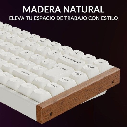 Teclado Keychron K2 HE Hall Effect Magnético 75% ISO-ES inalámbrico retroiluminado