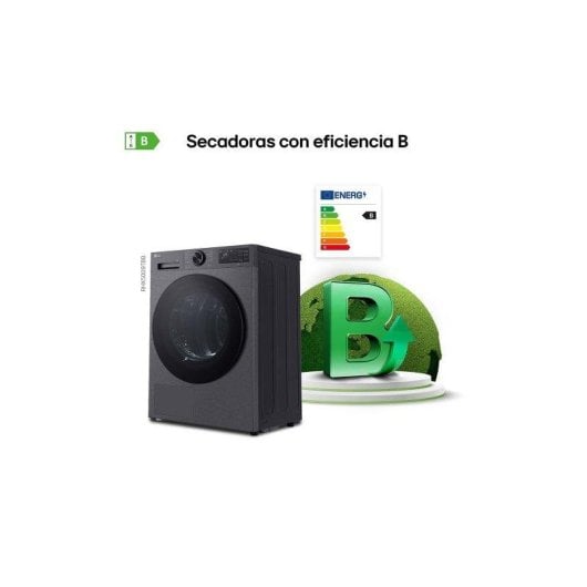 Secadora de condensación LG RHX5009TBB 9 kg Clase B bomba de calor AI Dry Wi-Fi