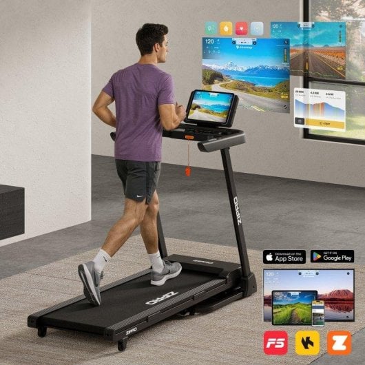 Cinta de correr Zipro Luma 900 W 12 niveles de inclinación plegable