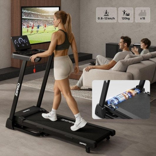 Cinta de correr Zipro Luma 900 W 12 niveles de inclinación plegable