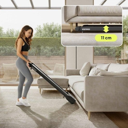Cinta de andar Zipro Catwalk compacta Bluetooth 1-6 km/h 100 kg