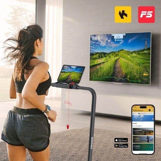 Cinta de correr Zipro Newlite eléctrica plegable 1-10 km/h LED 110x42 cm