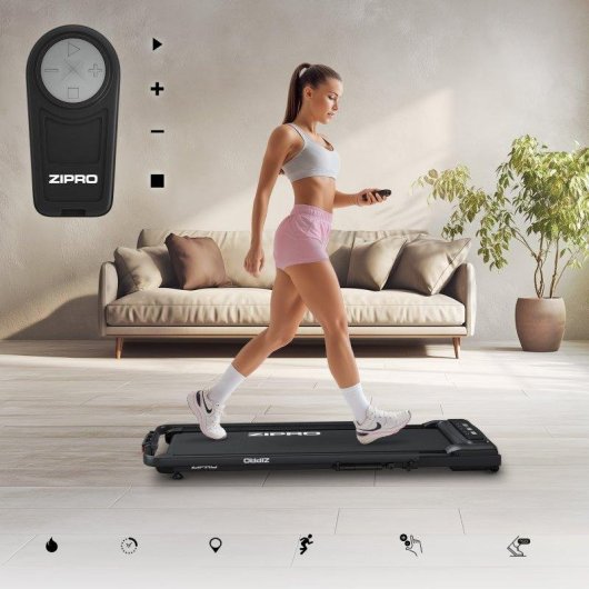 Cinta de correr Zipro Newlite eléctrica plegable 1-10 km/h LED 110x42 cm