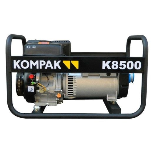 Gerador Gasolina Kompak K8500 Alternador LINZ Monofásico 7,7 kVA 6,5 kW