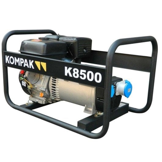 Gerador Gasolina Kompak K8500 Alternador LINZ Monofásico 7,7 kVA 6,5 kW