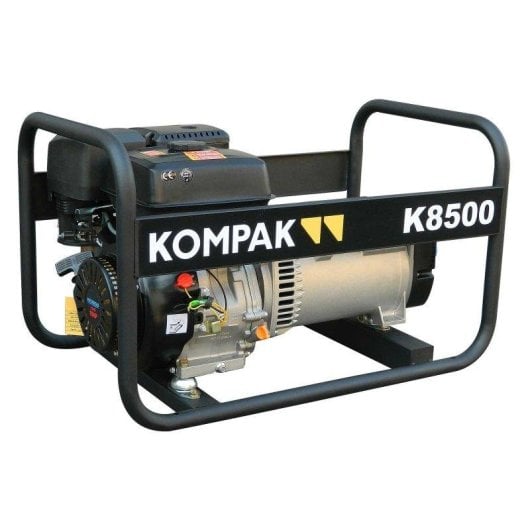 Gerador Gasolina Kompak K8500 Alternador LINZ Monofásico 7,7 kVA 6,5 kW