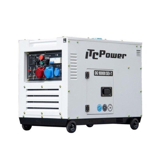 Generador diésel ITCPower DG10000SEi-T inverter trifásico 8,5 kW silencioso