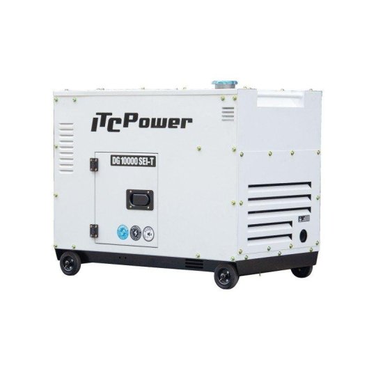 Generador diésel ITCPower DG10000SEi-T inverter trifásico 8,5 kW silencioso