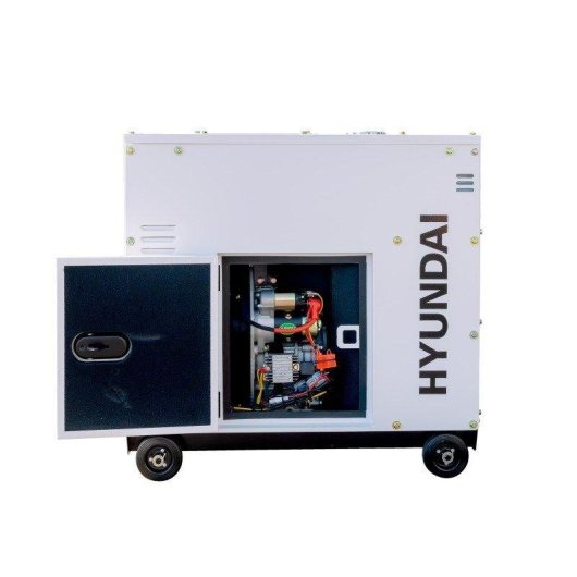 Generador diésel Hyundai DHY9000SEI-T inverter trifásico 6500W silencioso