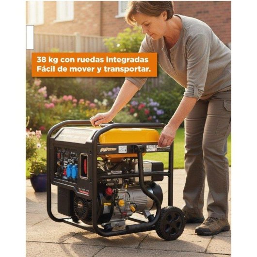 Gerador Elétrico ITCPower GG50XEI Inverter Gasolina 5kW Arranque Elétrico