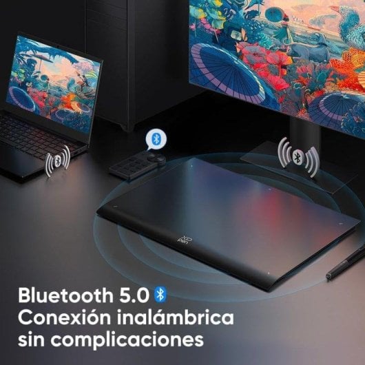Tableta gráfica XP-Pen Deco Pro MW inalámbrica Bluetooth 16K niveles presión