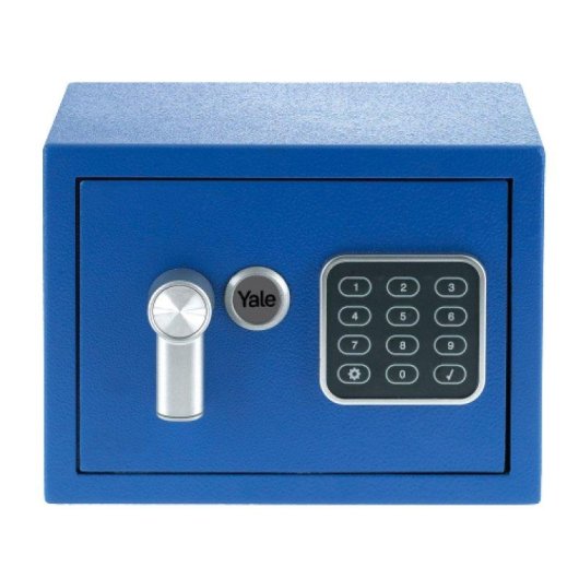 Tresor Yale YSV/170/DB2/B Mini Blau Elektronisches Schloss 3,8L Stahl