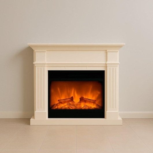 Cheminée Électrique Sined Caldera XXL 1500W Sol Télécommande Programmateur Hebdomadaire