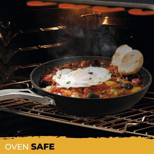 Frigideira Briebe Black Titanium 3 Peças Antiad. Indução Titânio 18-20-24cm