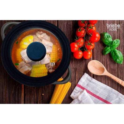 Tapa universal Briebe Totalid multidiámetro vidrio templado borde silicona